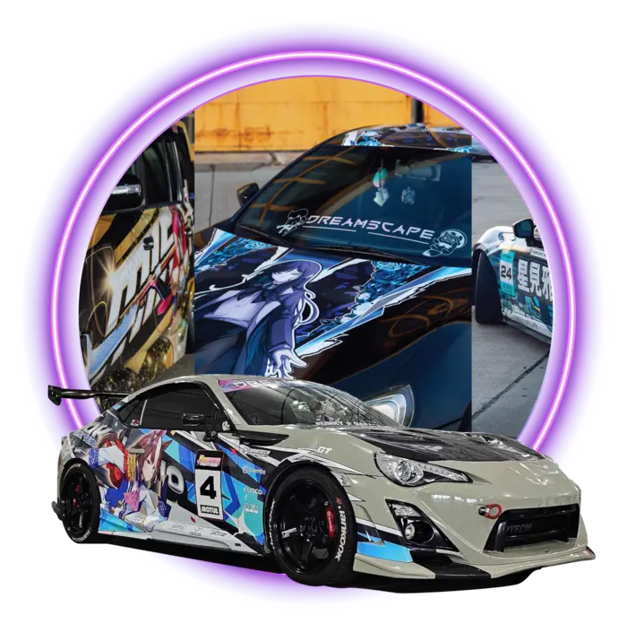 Dreamscape Itasha Giveaway Car